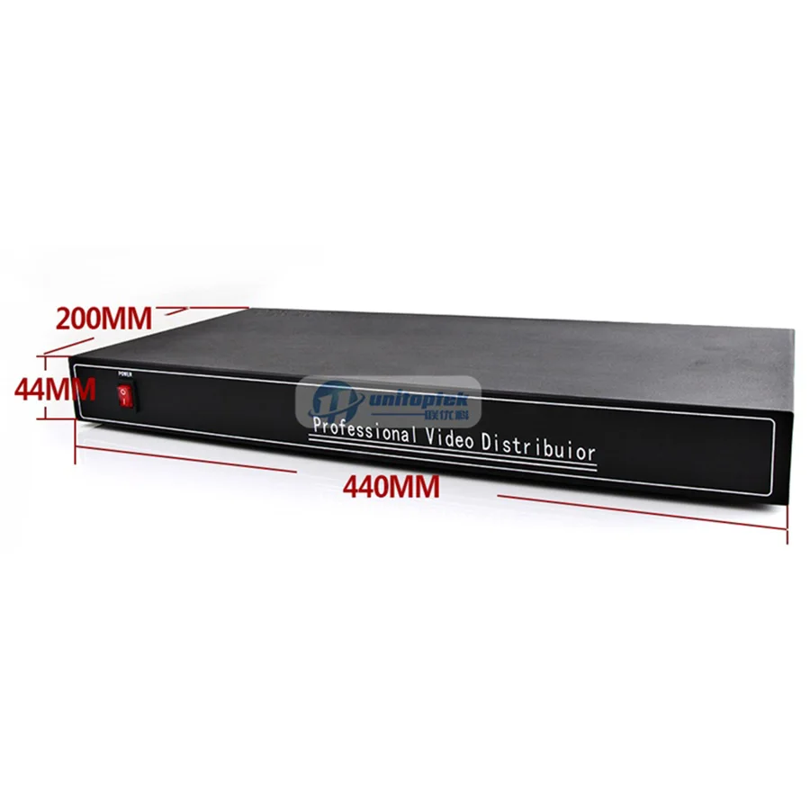 8CH In/24CH выход профессиональный видео сплиттер высокой четкости, поддержка 720 P/1080 P CVI/TVI/AHD камера BNC выход, макс до 300-600 м