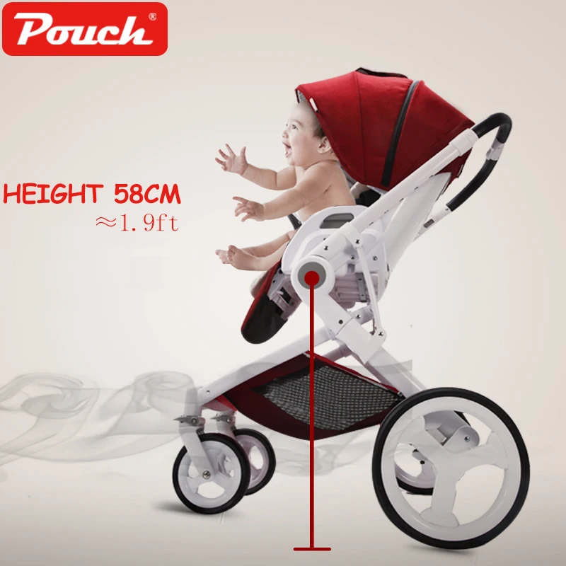 Детская коляска P37High landscape детская Kinderwagen Poussette складная прогулочная для