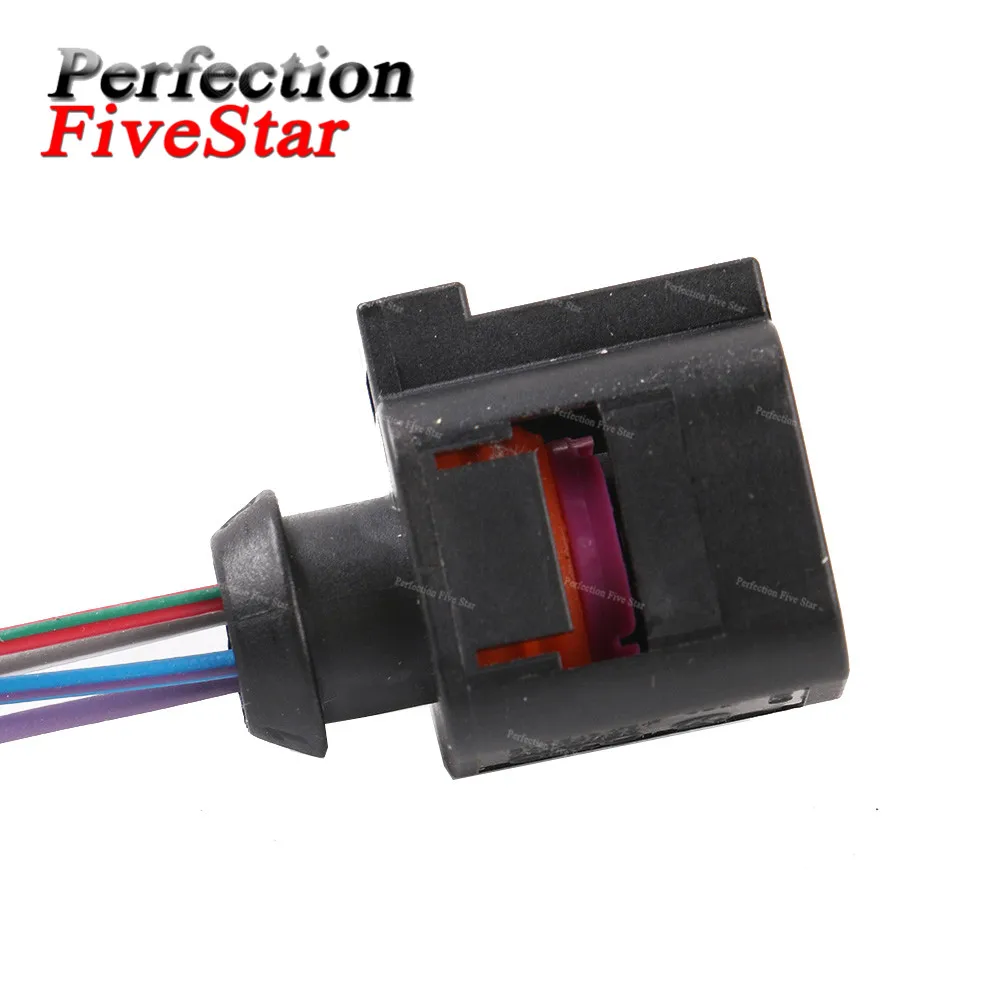 

4B0973712 For VW Beetle Golf Jetta Passat For AUDI Q5 Q7 A3 A4 S4 A6 Octavia 4-Pin Flat Contact Housing Plug Connector Wiring