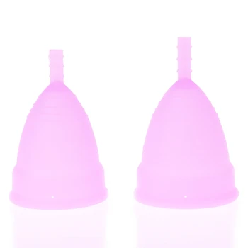 

Soft Reusable Silicone Health Menstrual Period Cup For Women Size L/S New
