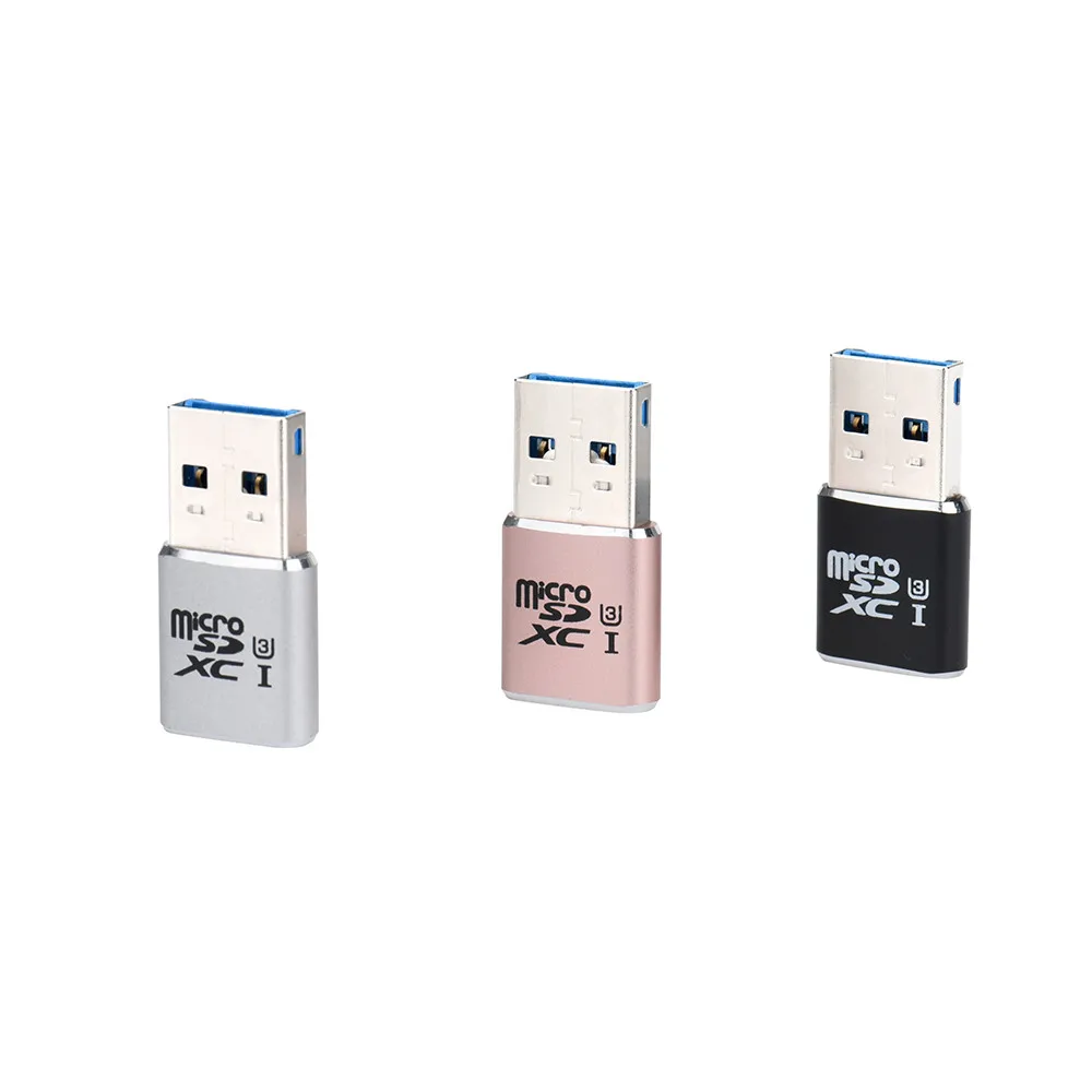 USB 3,0 Mini Card Reader/MICRO SD/SDXC Алюминий TF Card Reader SDSC SDHC SDXC SD 3,0 UHS-I SDR12/SDR25/SDR50/DDR50/SDR104