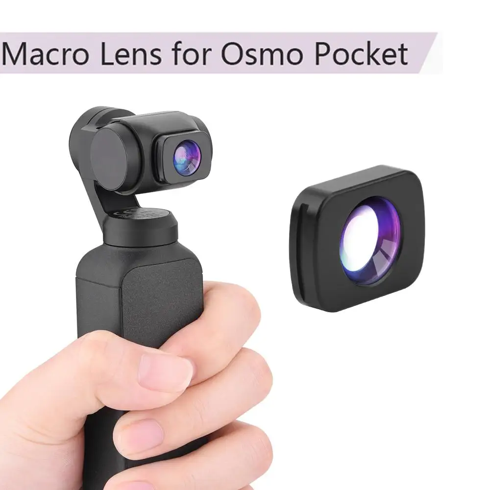 Макрообъектив для DJI Osmo Карманный оптический стеклянный объектив камеры портативный для DJI Osmo Карманный ручной карданный стабилизатор аксессуары R20
