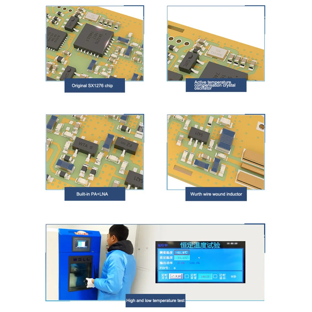 868 МГц LoRa SX1276 радиочастотный модуль с большим диапазоном E32 868T30D UART 1 Вт iot