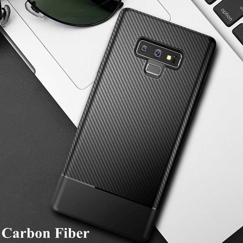 

Note9 Case for Samsung Galaxy S8 S9 S10 plus note9 Coque Luxury Silicone Carbon Fiber Cover for Samsung Galaxy Note 9 8 Cases