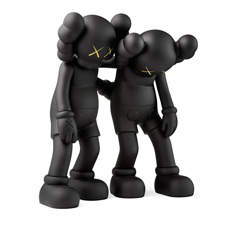

2019 NEW Along The Way stand on another's shoulders OriginalFake Street Art PVC Action Figure Collection Model Toy M1359