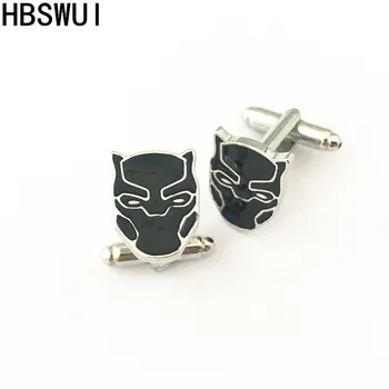 

HBSWUI Wholesale Freeshipping 20Pair a lot Black Panther Cufflinks HJIKFDF05