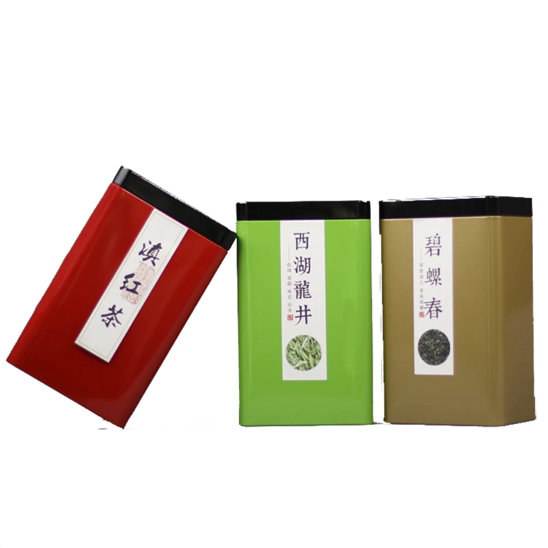 

Xin Jia Yi Packaging 2018 New Blank Metal Tea Tin Box Custom Printed Colorful Rectangular Wholesale Gift Universal Package