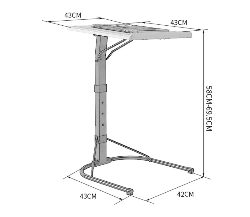 Модный простой блокнот подставка компьютерный стол кровать стол для учебы подъемный складной, для мобильного ноутбука стол прикроватный диван кровать стол