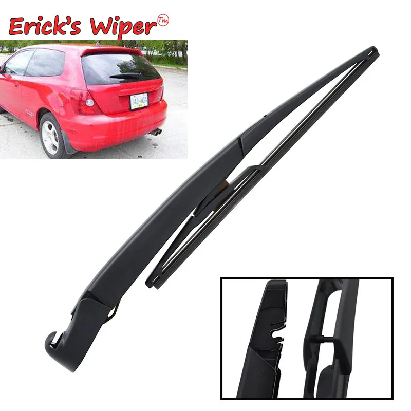 

Erick's Wiper 12" Rear Wiper Blade & Arm Set Kit For Honda Civic Hatchback 3/5 Doors 2001-2005 Windshield Windscreen Wipers