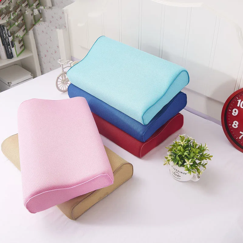 New Memory Foam Multicolor Pillow Healthy Comfortable Massage Sleeping Bedding | Дом и сад