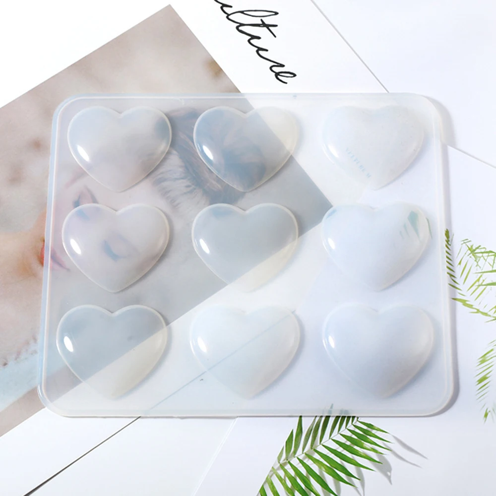 Украшения из смолы в форме сердца подвесные формы 2019 креативные для DIY украшения