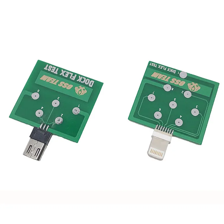 

Oityn Battery Power Charging Dock Flex Test For iPhone Micro Android Phone U2 Battery Dock Plug USB 5 Pin PCB Test Board
