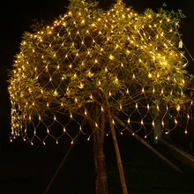 Jsex светодиодный Рождественский светильник ing светящиеся гирлянды светильник s Декоративная гирлянда сетчатые Сигнальное освещение светильник достаточно светильник Батарея работает