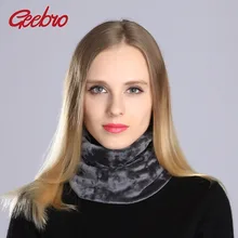 Бренд Geebro, женские зимние повседневные Бархатные Шарфы-бини с круглым вырезом, Женская Теплая бандана, шарф для женщин, велюровые хлопковые шарфы