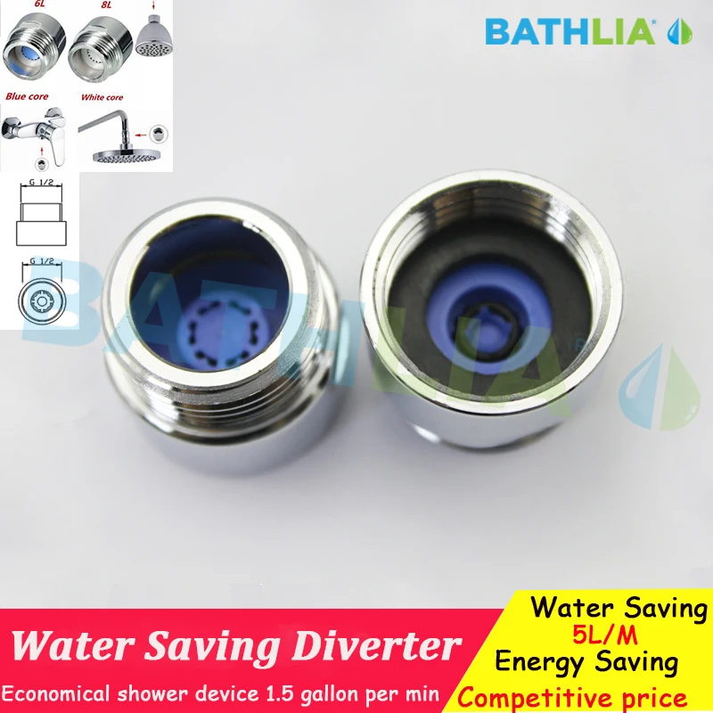 Buy Shower Flow Regulator Water Saving Restrictor