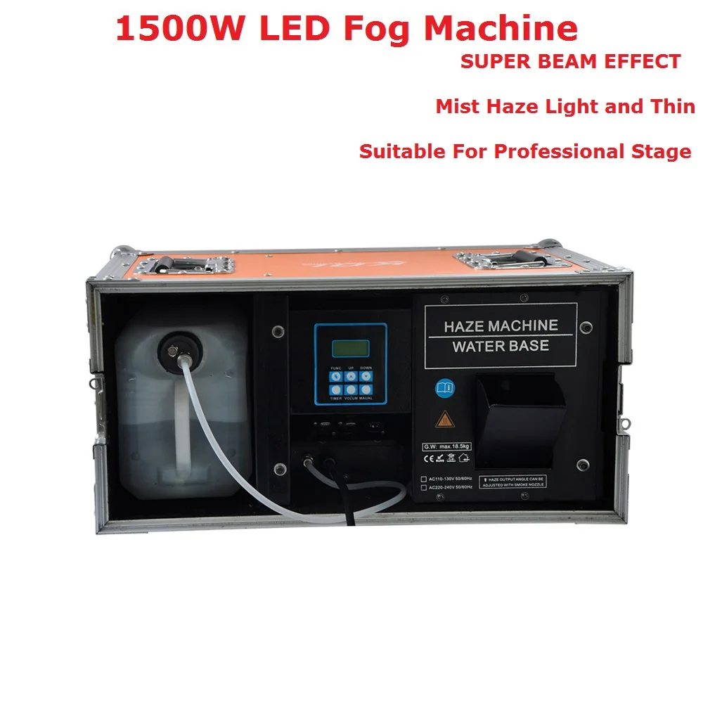 Flight Case Packing 1500W Mist Haze Machine China Stage Laser Equipments 5L Professional Fog Machine For Party Wedding Christmas Flight Case Packing 1500W Mist Haze Machine China Stage Laser Equipments 5L Professional Fog Machine For Party Wedding Christmas