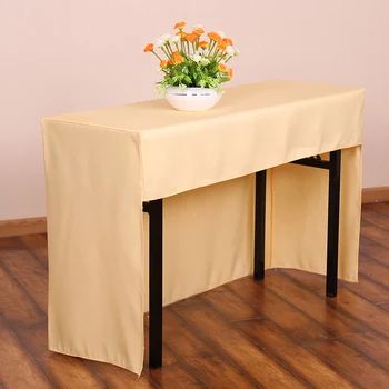 

Multi-Color Fabric Rectangle Conference Table Cover Full Cover Office Tablecloth Booth Setting Cloth Multi-Usage Table Cloth