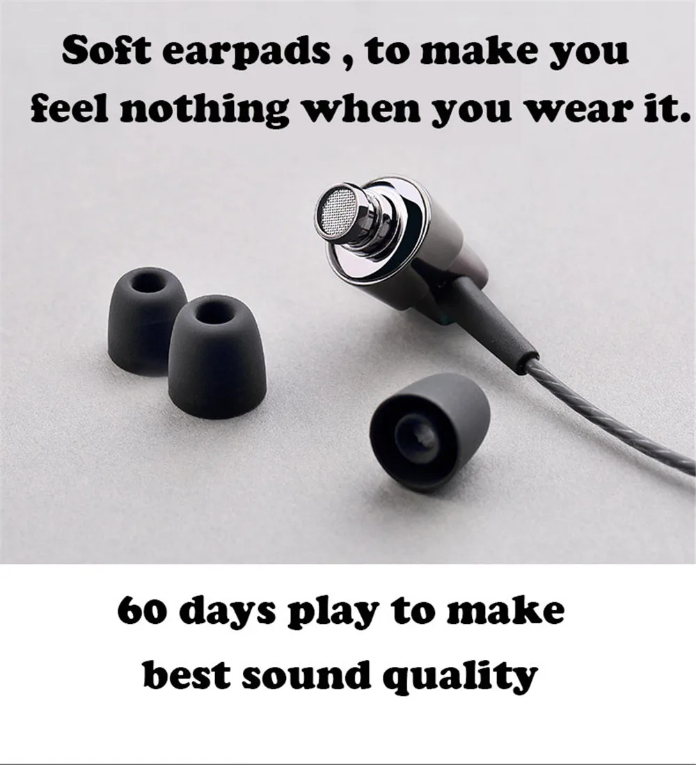 Earphone POYATU In Ear Headset HIFI Super Bass Earphones fone de ouvido Ceramics Headset auriculares audifonos BlackWhite   (12)