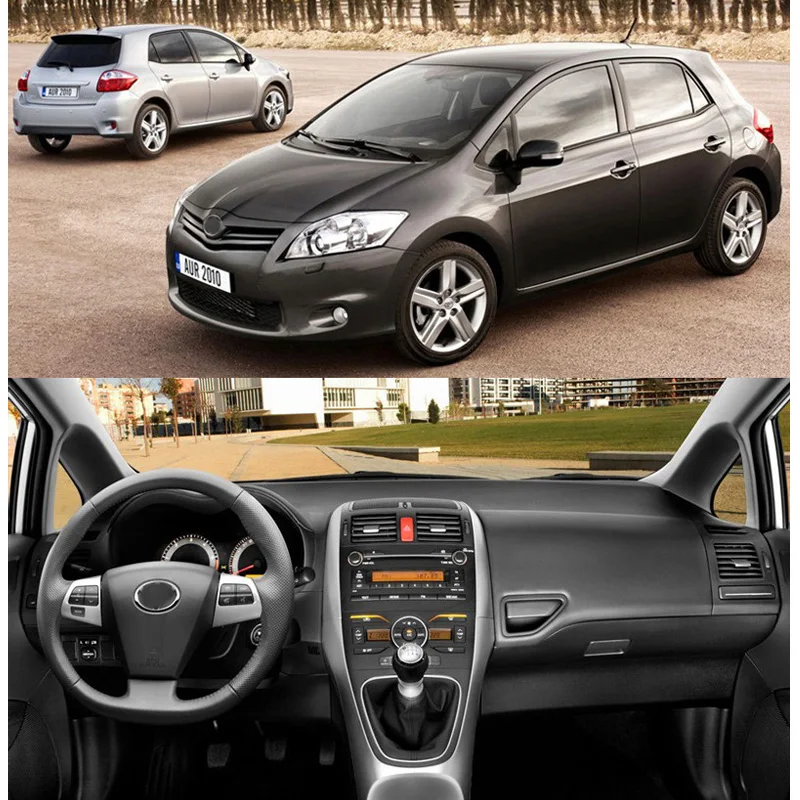 Best SilverStrong 4G RAM Android9.0 OctaCore Car DVD Player For Toyota Auris Hatchback Car 2din raido gps Navigation tape recorder 2