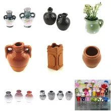 Миниатюры для кукольного домика 1:12 аксессуары декоративная миниатюрная фарфоровая миниатюрная кукольная мини керамическая ваза аксессуары