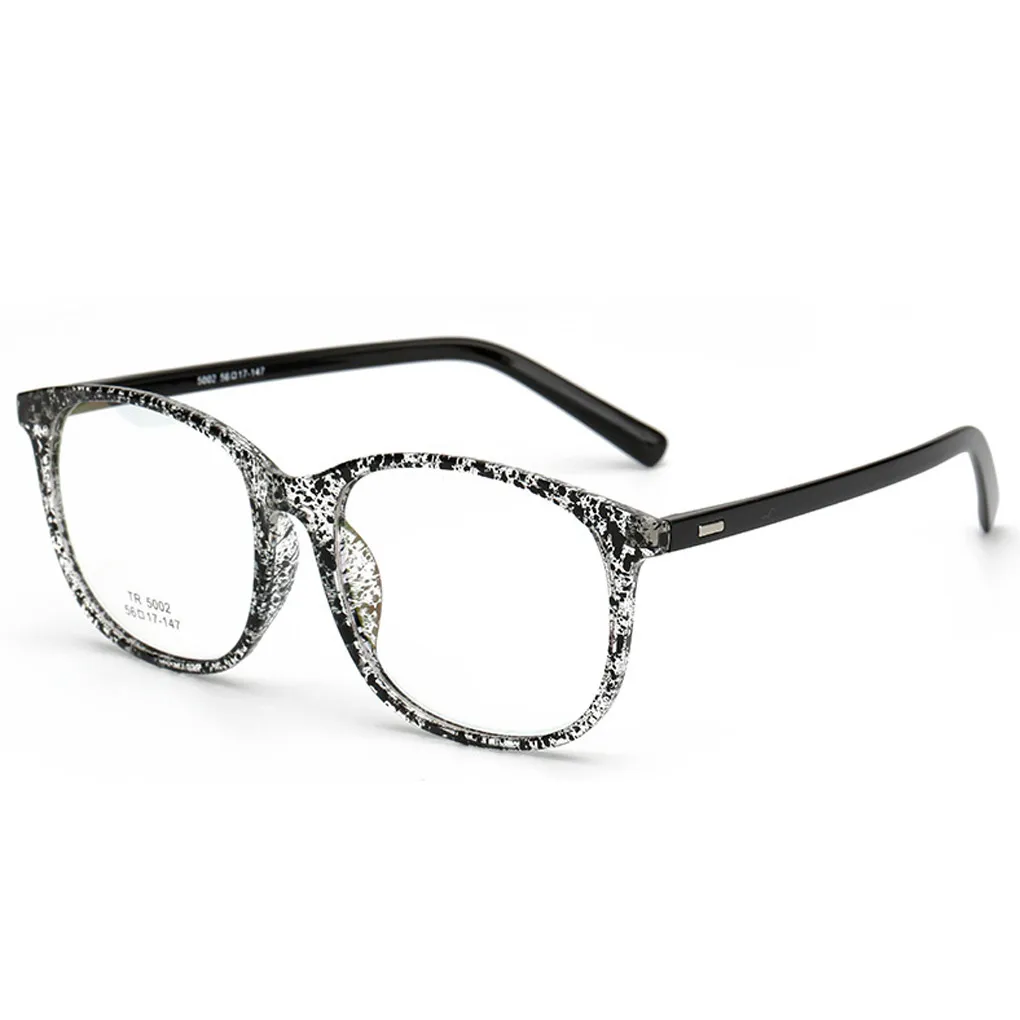 Unisex Round Plain Glass TR Flexible Optical EyeGlasses Frames Glasses