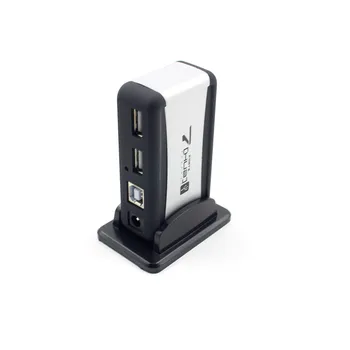 

7 Port USB 2.0 HUB High Speed USB Splitter Charger 100-240V/AC with US Plug AC Power Adapter Cable for Laptop Notebook Tablet PC