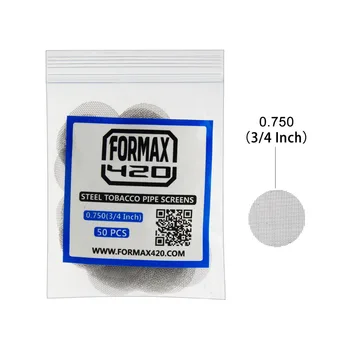 

Formax420 16/17mm 50/100/500pcs Steel Stainless/Brass Tobacco Herb Bowl Screens Use For Smoking Pipes/Herb Holder