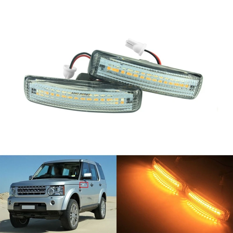 CLASSIC MINI LAND ROVER DISCOVERY AMBER SIDE REPEATERS INDICATOR LIGHTS LENSES