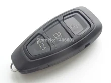 Новый заменить удаленного Оболочки чехол подходит для Ford Fiesta Focus C-Max Smart Remote ключ пустой Fob 3 кнопки черный 1 шт.
