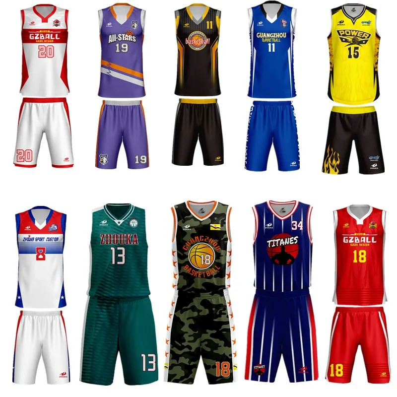 

Custom Basketball Uniform Shorts Jerseys For Men Throwback Sublimation Printing Basketball Shirts Maillot Basketball Homme Us