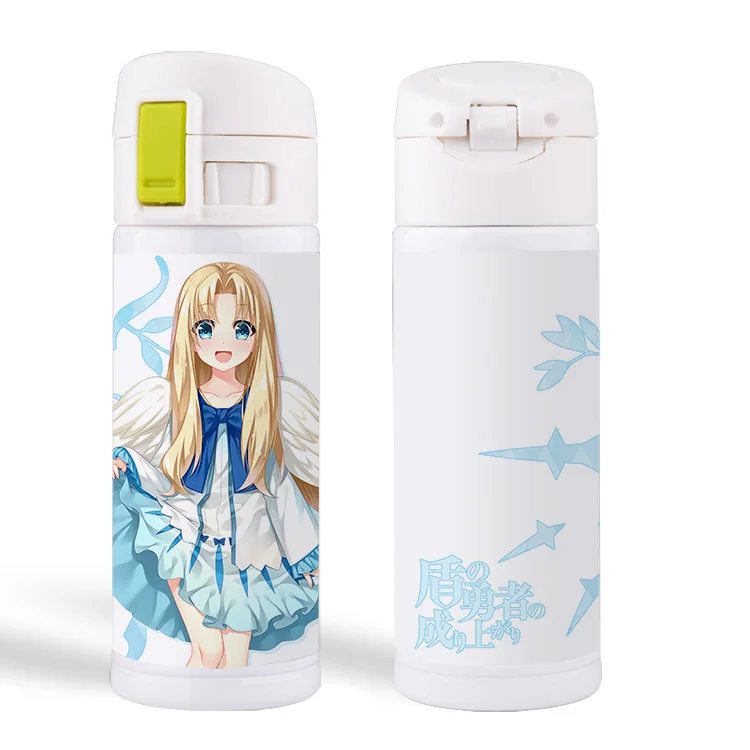 Аниме Rising of The Shield Hero Raphtalia Filo Cup бутылка для воды с вакуумным термосом Tate no Yuusha
