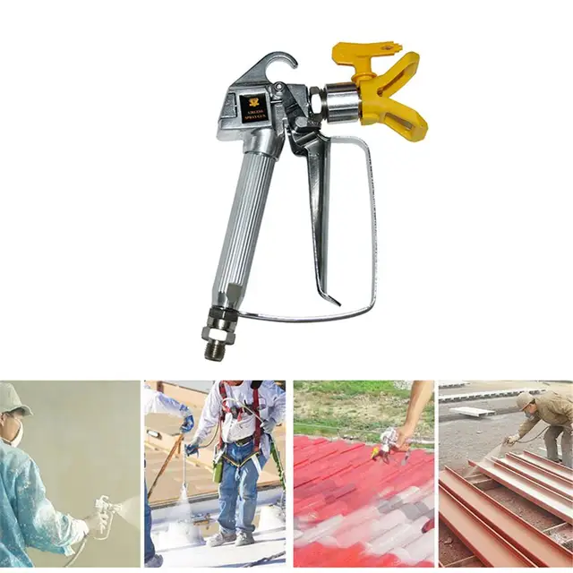 3600PSI High Pressure Airless Latex Paint Spray Gun Spraying Equipment Spray Gun Mini Air Paint Spray Guns Airbrush