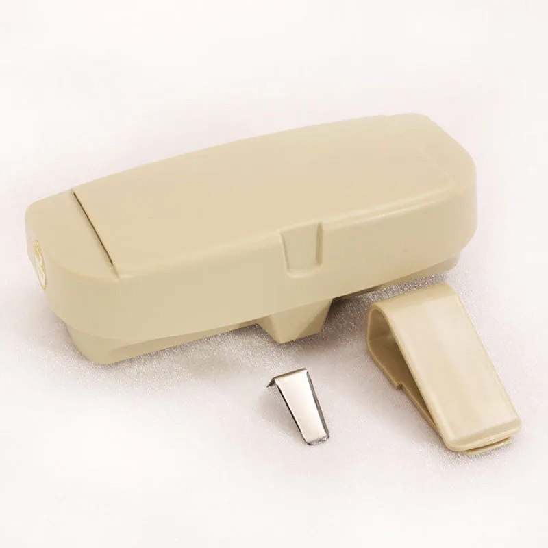 HOT Beige Car font b Sunglasses b font Case Holder Glasses Cage Storage Box For font