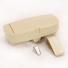 HOT Beige Car Sunglasses Case Holder Glasses Cage Storage Box For Sunglasses