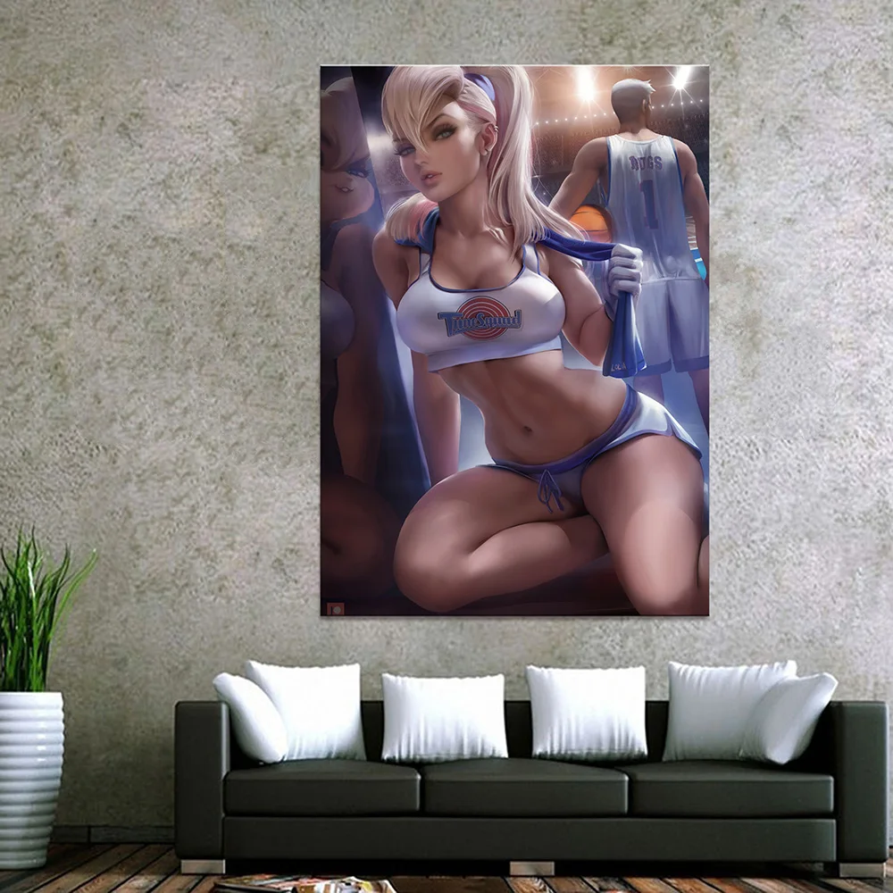 

Embroidery Sale 5D Full Square Drill Handmade Diamond Painting Sexy Girl Poster Lola Bunny Animation Handmade Wall Decoration
