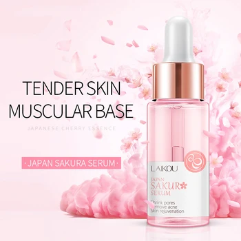 

15ml Pure Hyaluronic Acid Serum Sakura Oil Essence Moisturizing Acne Reducing Firming Essence Anti-Aging Face Skin Care TSLM1