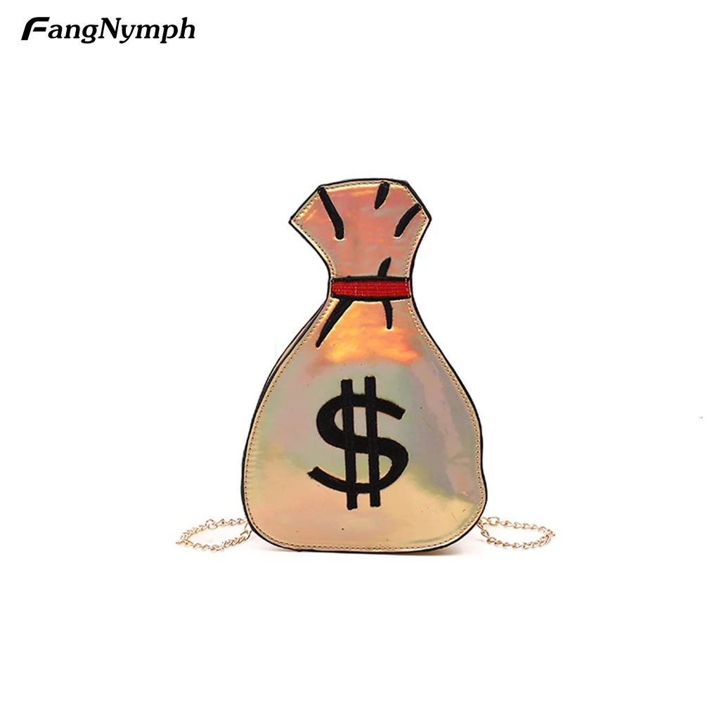 

Personality Money Bag Shape Women's PU Leather Leather Messenger Bags Shoulder Bags Handbag 5 Color