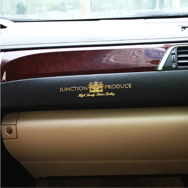  free shipping3D Car center console metal stickers Car Body stickers For Porsche Boxster 718 911 918