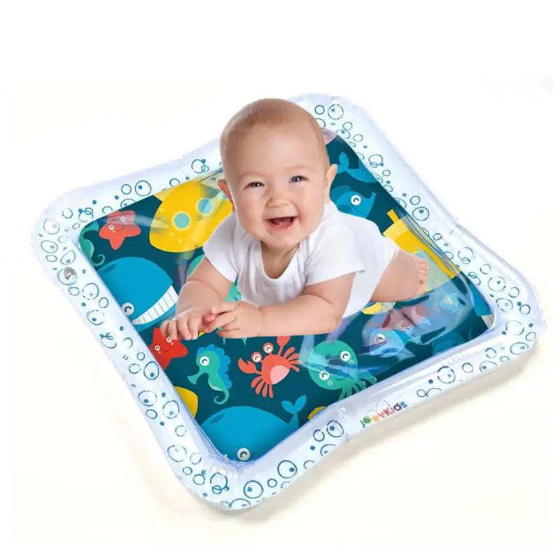 

Baby Kids water Seat Cushion Inflatable thicken PVC infant Tummy Time Toddler Fun Activity Play Center water Cushion for babies