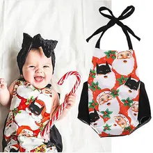 Christmas Newborn Infant Baby Girls Boys Santa Claus Romper baby girl Cute Jumpsuit Outfit Clothes