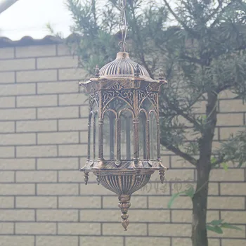

Outdoor Light European style retro pastoral Pavilion waterproof outdoor corridor grape landscape lamp outdoor pendant FG225