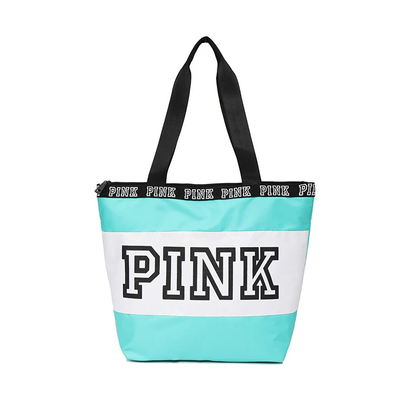 

Wobag 2018 Hot-selling Women handbags Weekend Travel Tote Bag Pink waterproof fashionable Female shopping shoulder bags handbag
