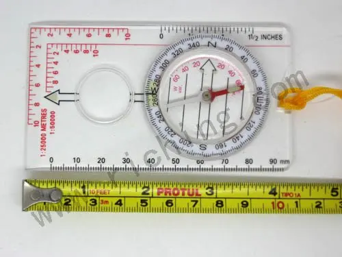 

Outdoor compass for map