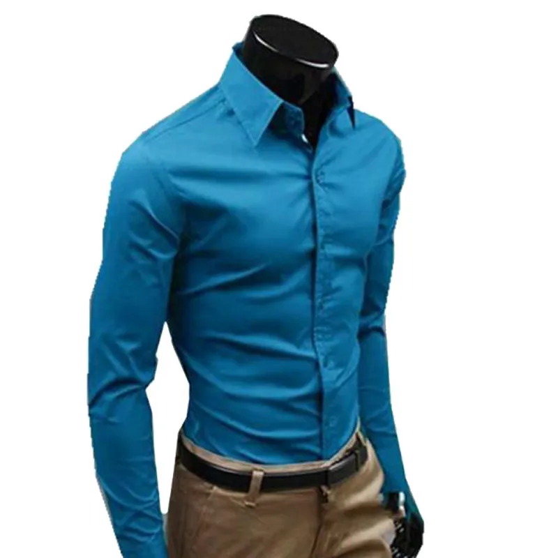 

Men Long Sleeve Shirts Dresses Of The Big Size Cotton Imported Clothing Hawaiian Shirt Male Social Blouse Checker Brand-clothing