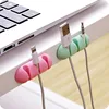 Clip de Cable autoadhesivo para escritorio, organizador de fijación de Cable USB, cargador, abrazadera adhesiva, colocación de enchufe montada en la pared, 2 unids/lote ► Foto 1/6