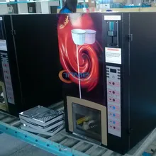 Высококачественный торговый автомат для кофе с монетоприемником/Коммерческий торговый автомат для горячих напитков, чая, кофе