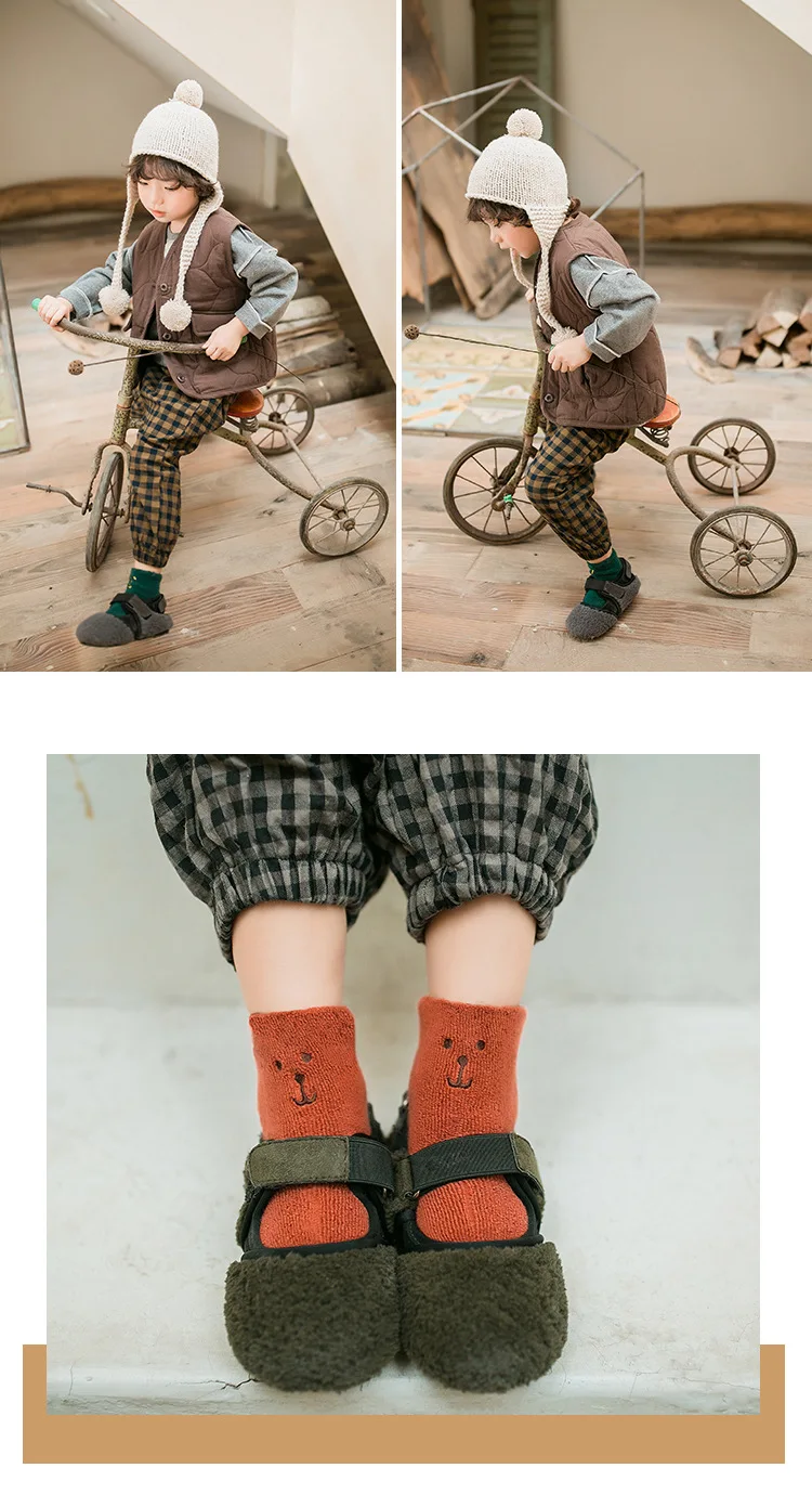 Детские носки, новинка года, осенне-зимние детские хлопковые носки для мальчиков и девочек