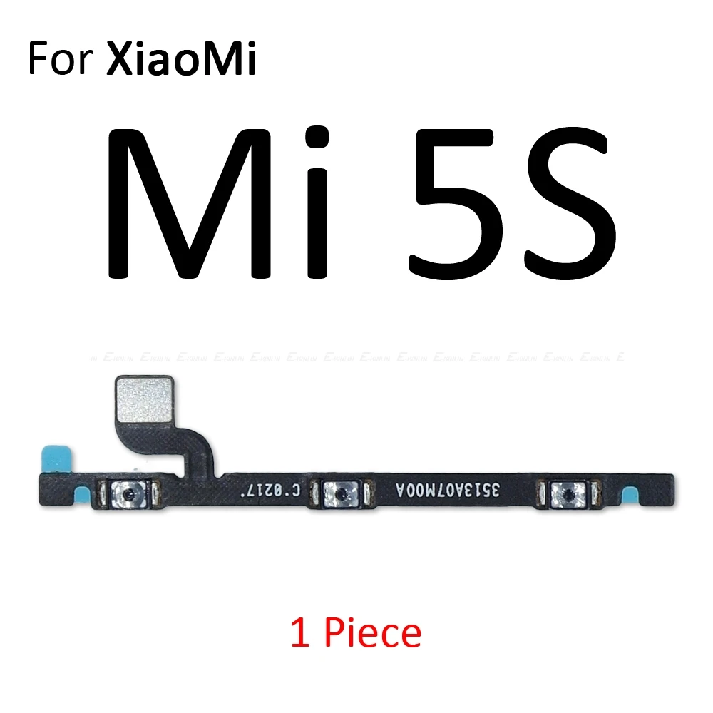 Новинка для Xiaomi Mi 6 5 5C 5S Plus 4 4C 4i 4S Mix 2S Max 3 2 Кнопка включения/выключения питания Кнопка громкости гибкий кабель - Цвет: For Xiaomi Mi 5S