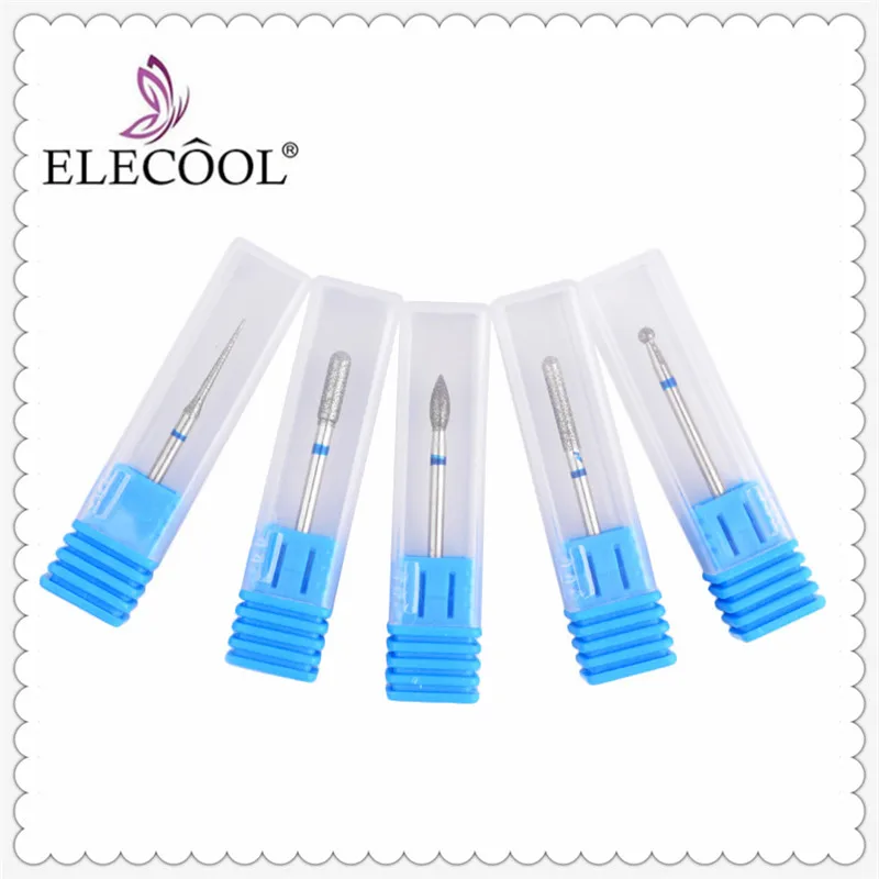 ELECOOL 5/1 шт. 5 видов профессиональный сверло резак для ногтей шлифовка Вольфрамовая