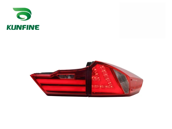 Pair Of Car Tail Light Assembly For Honda City 2014 LED Brake Light With Turning Signal Light